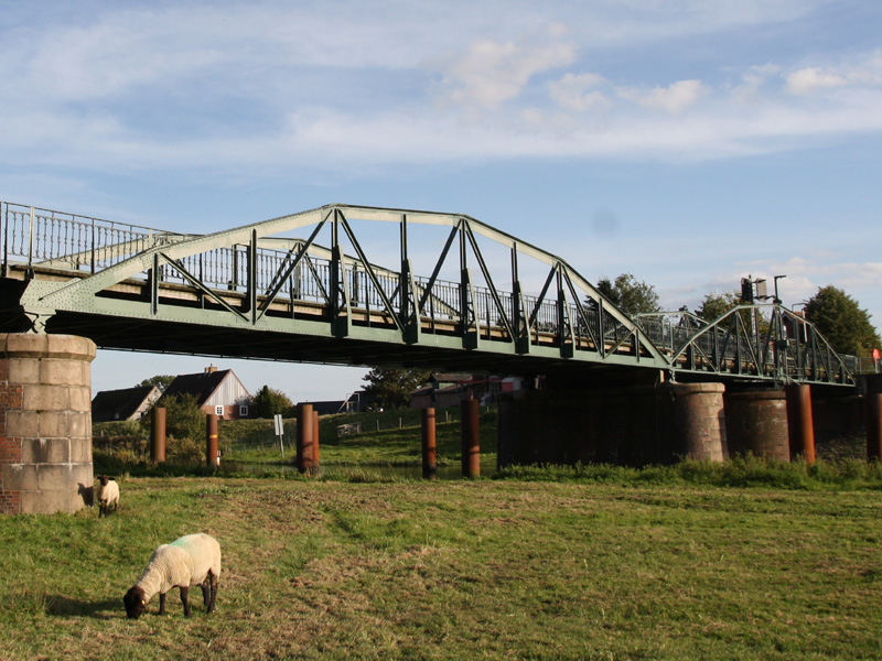 Instandsetzung historische Drehbrücke Klevendeich